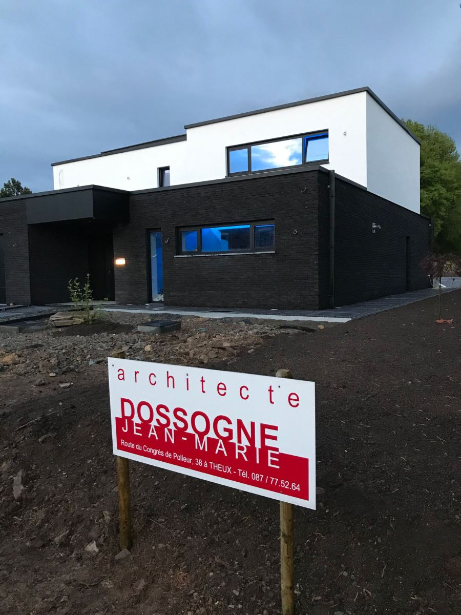 Maison réalisée par le Bureau d’Architecture Dossogne